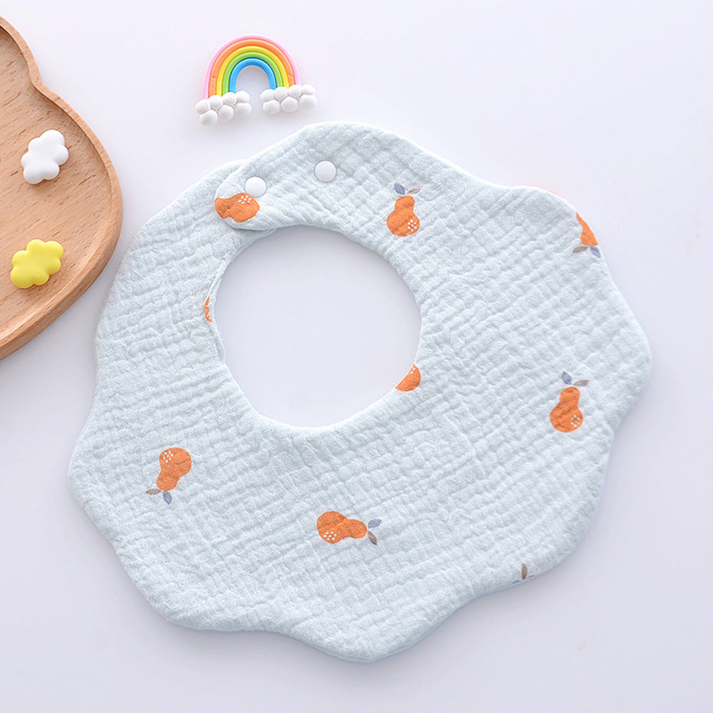LulliNini Soft Cotton Baby Bibs | Pattern Design