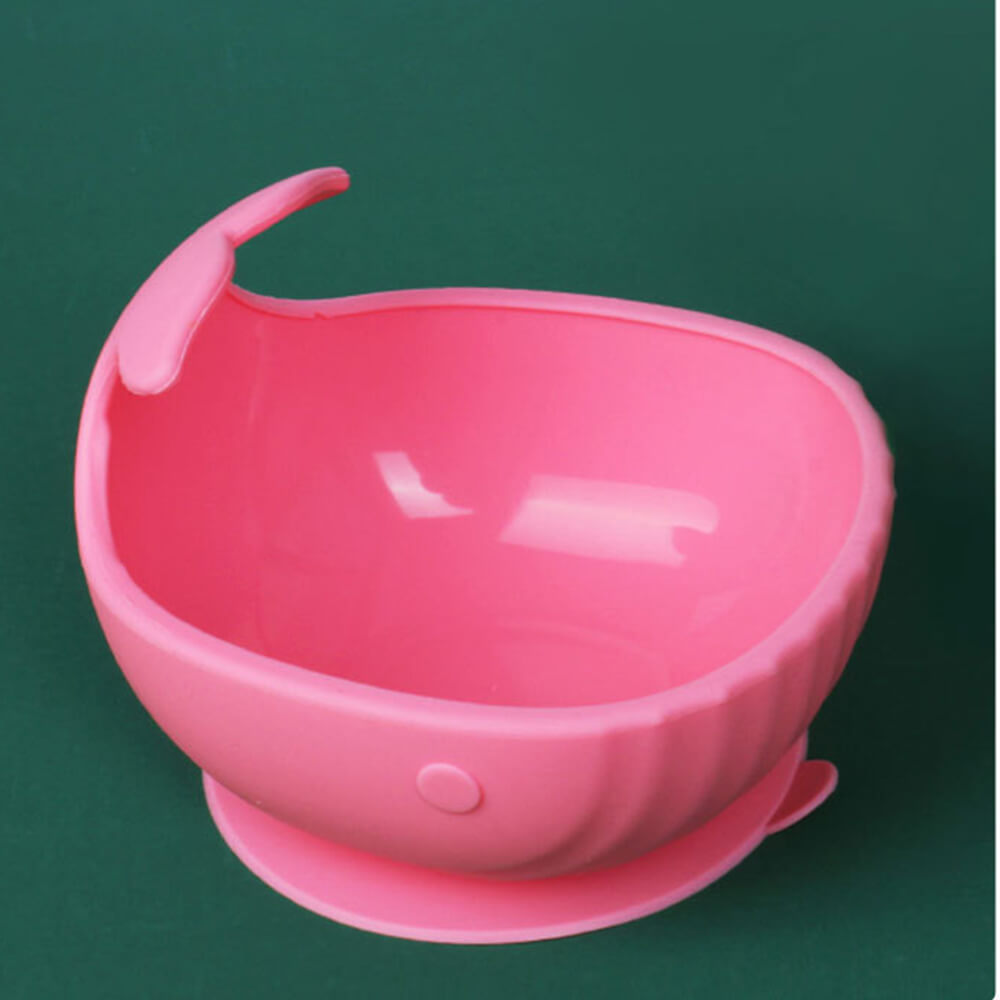 NIDOMIO Cute Baby Silicone Suction Bowl - New Arrival! Heat and Shock Resistant Whale Silicone Bowl for Infants