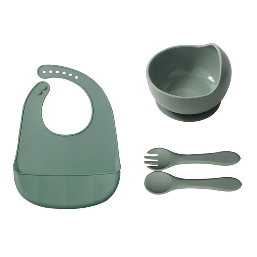 LulliNini Silicone Baby Feeding Set - Best-Selling Kids Tableware, Baby Mealtime Essentials