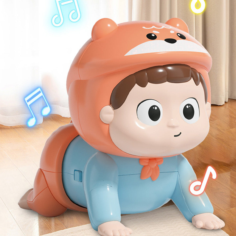 LulliNini Baby Crawling Doll Toy | Electric Crawling Learning Toy for Boys & Girls