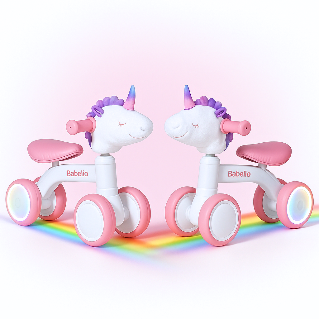 Unicorn & Classic Balance Bike Bundle | Perfect for Brother & Sister Toddlers