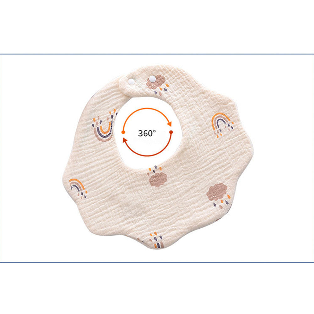 LulliNini Soft Cotton Baby Bibs | Pattern Design