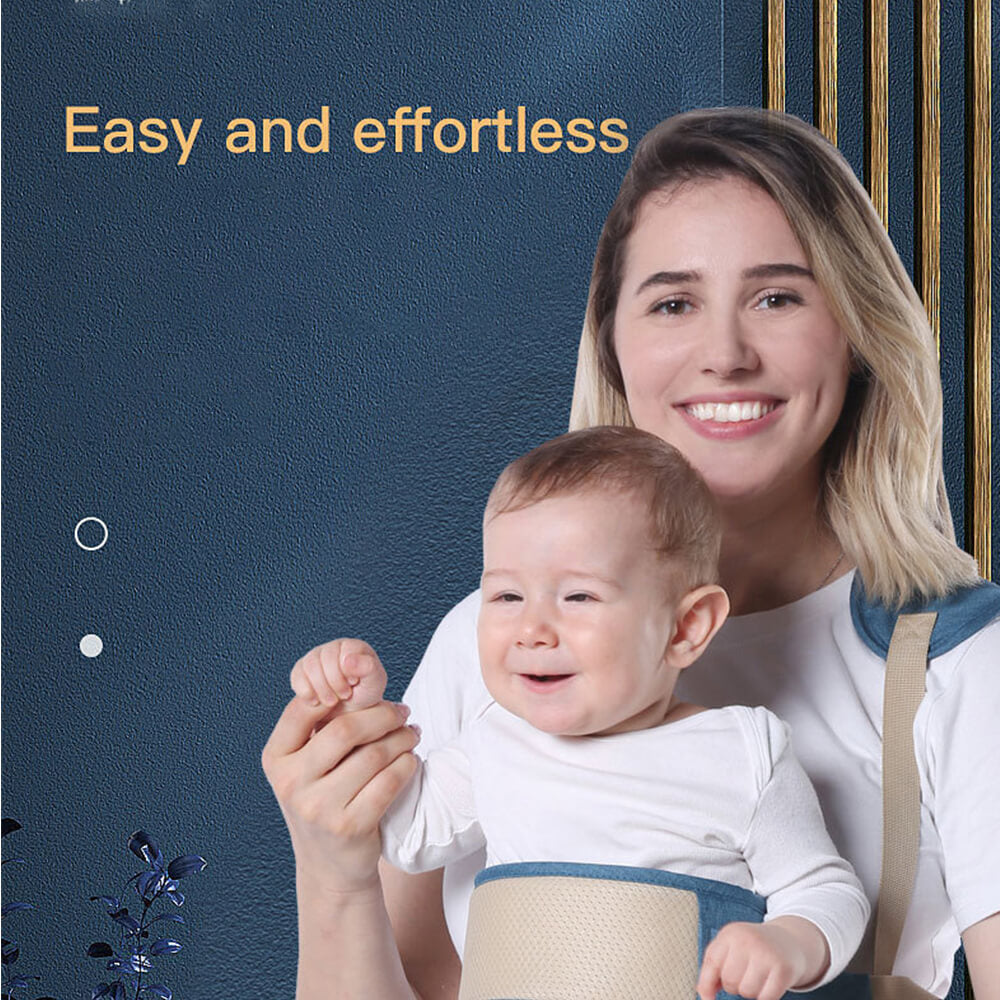 LulliNini 3-in-1 Functional Baby Waist Stool - Lightweight Infant Carrier for On-the-Go Parents