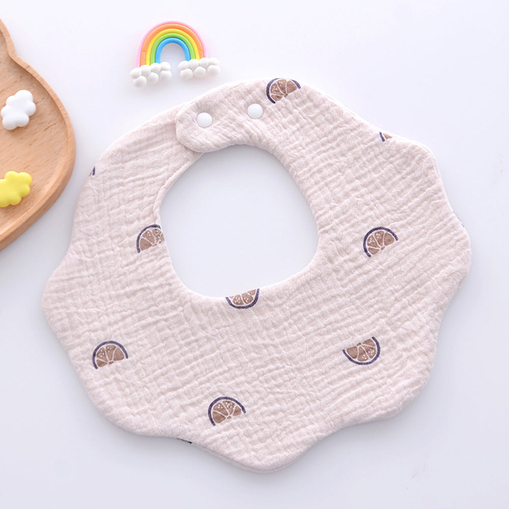 LulliNini Soft Cotton Baby Bibs | Pattern Design