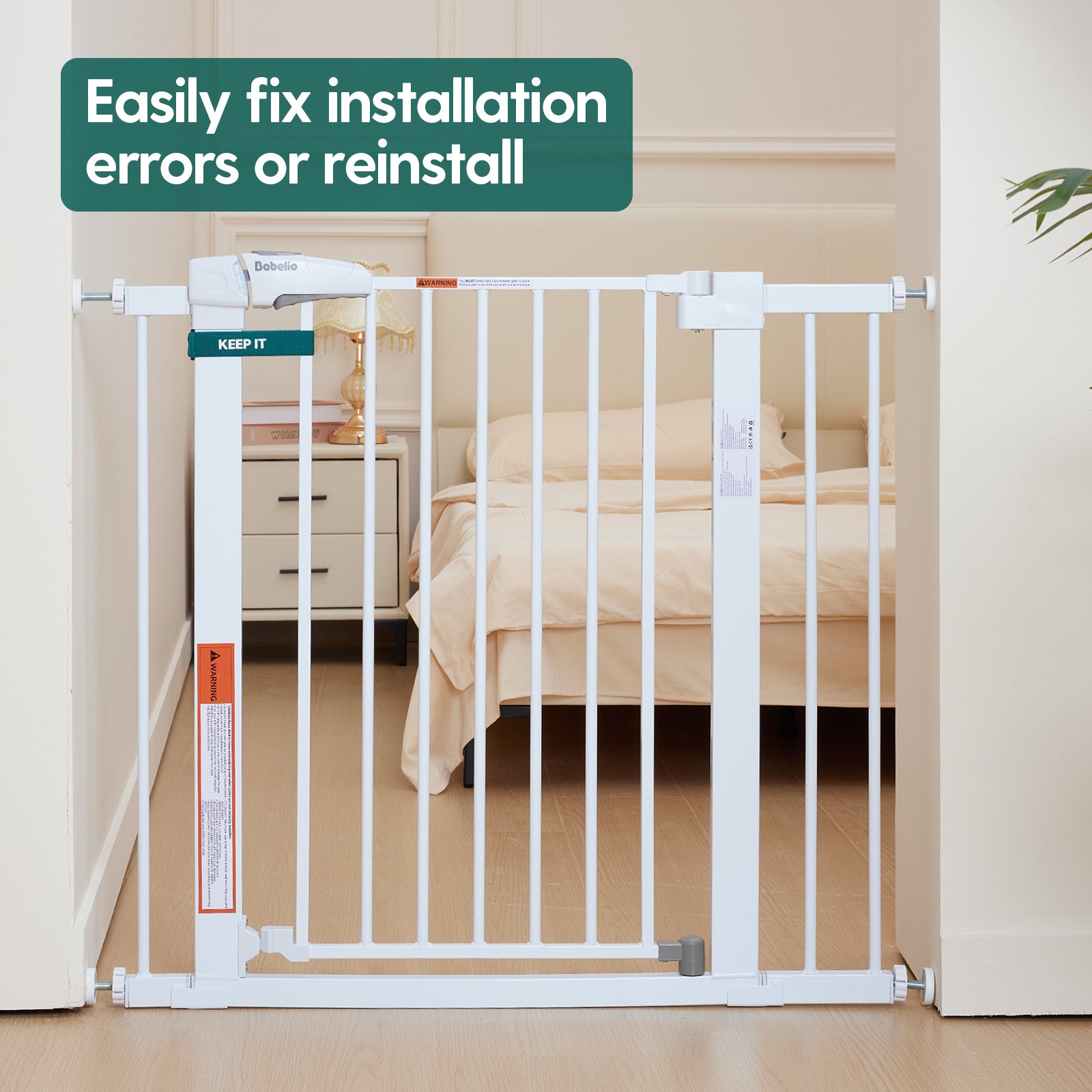 Baby Gate Gap Lock for Pressure-Mounted Gates | 2 Pack