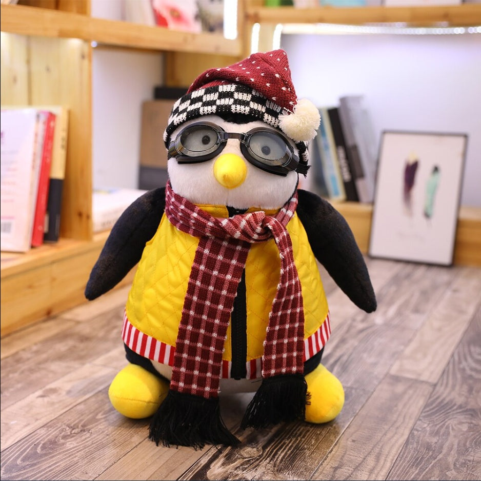 LulliNini HUGSY Plush Toys PENGUIN Doll Toys For Children Kids Birthday Gift