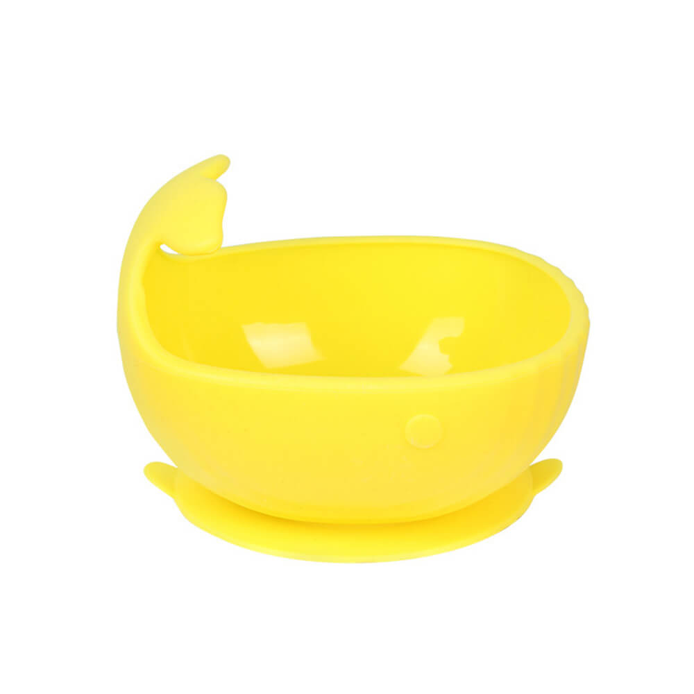 Cute Baby Silicone Suction Bowl - New Arrival! Heat and Shock Resistant Whale Silicone Bowl for Infants
