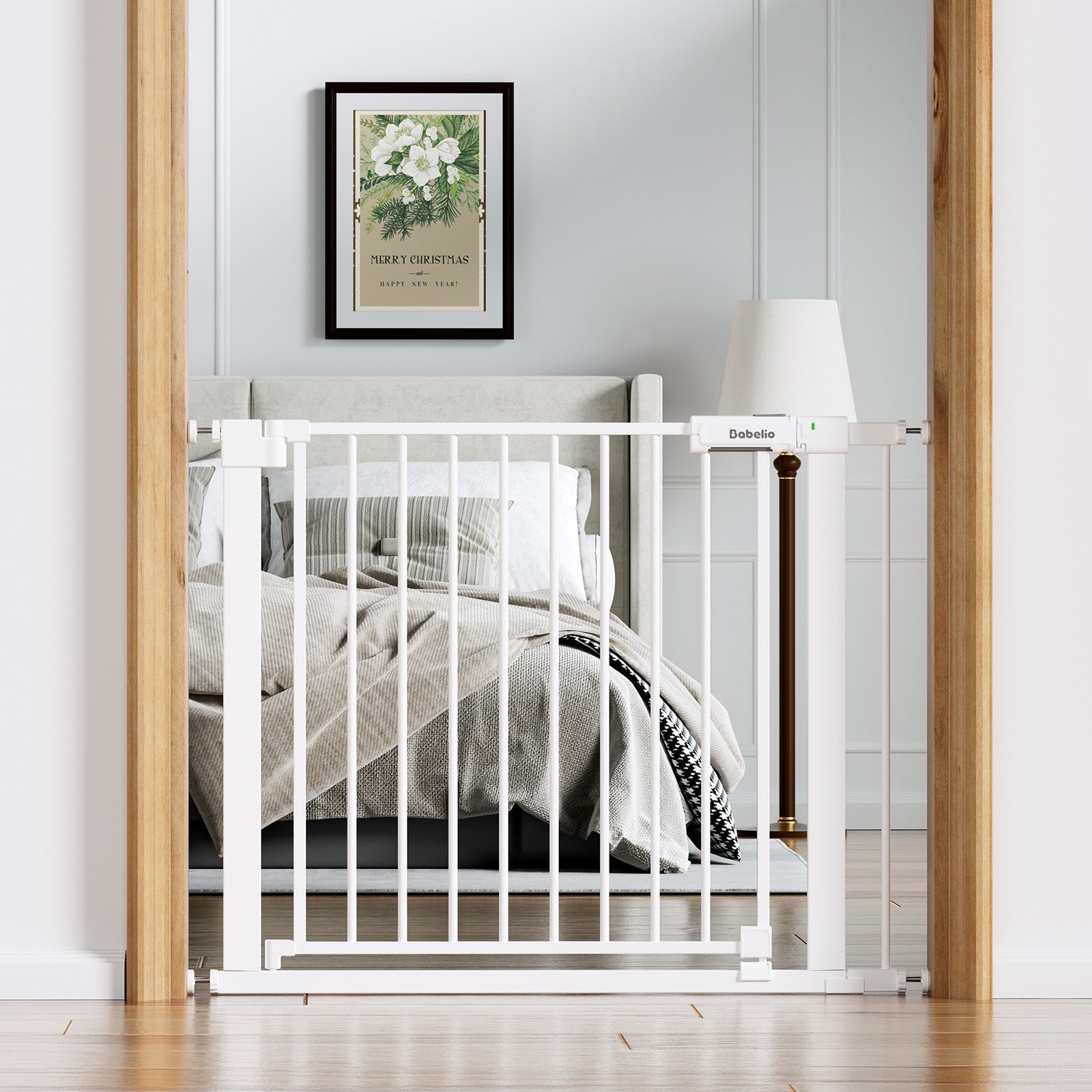 Pressure Mounted 41 Inch Wide Baby Gate Extra-Wide Baby Safety