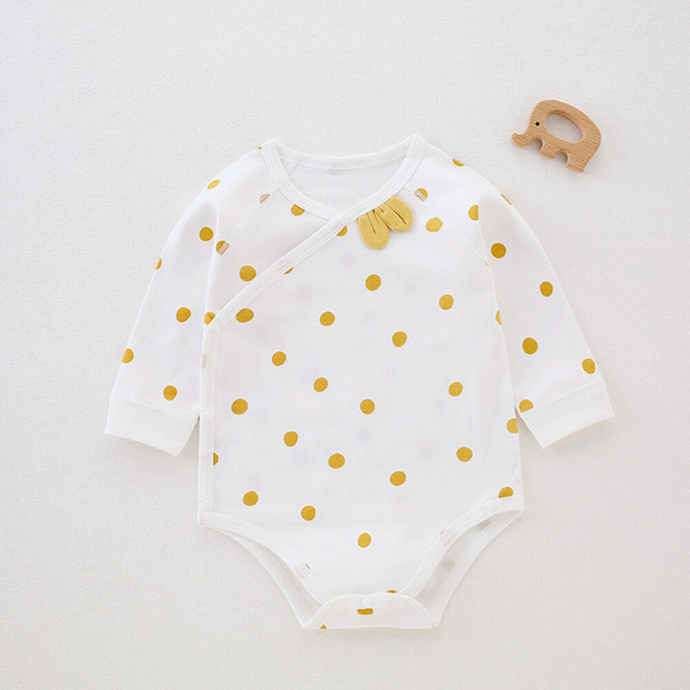 Soft Cotton Baby Bodysuits - Polka-Dot Onesies for Newborns & Infants - Perfect for Spring and Autumn