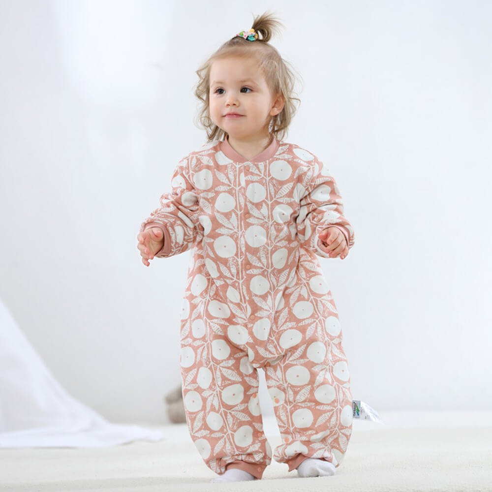 Babelio Thermal Cotton-Padded Romper for Newborns - Cozy & Antibacterial Baby Jumpsuit for Fall/Winter