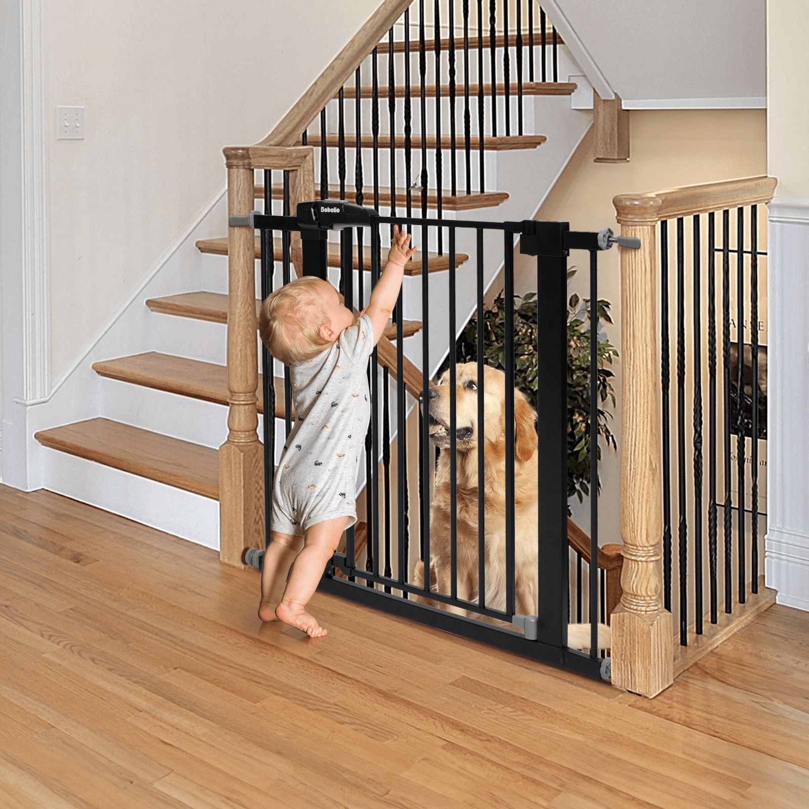 Babelio Protectors Series Metal Baby Gate Multi Size Option