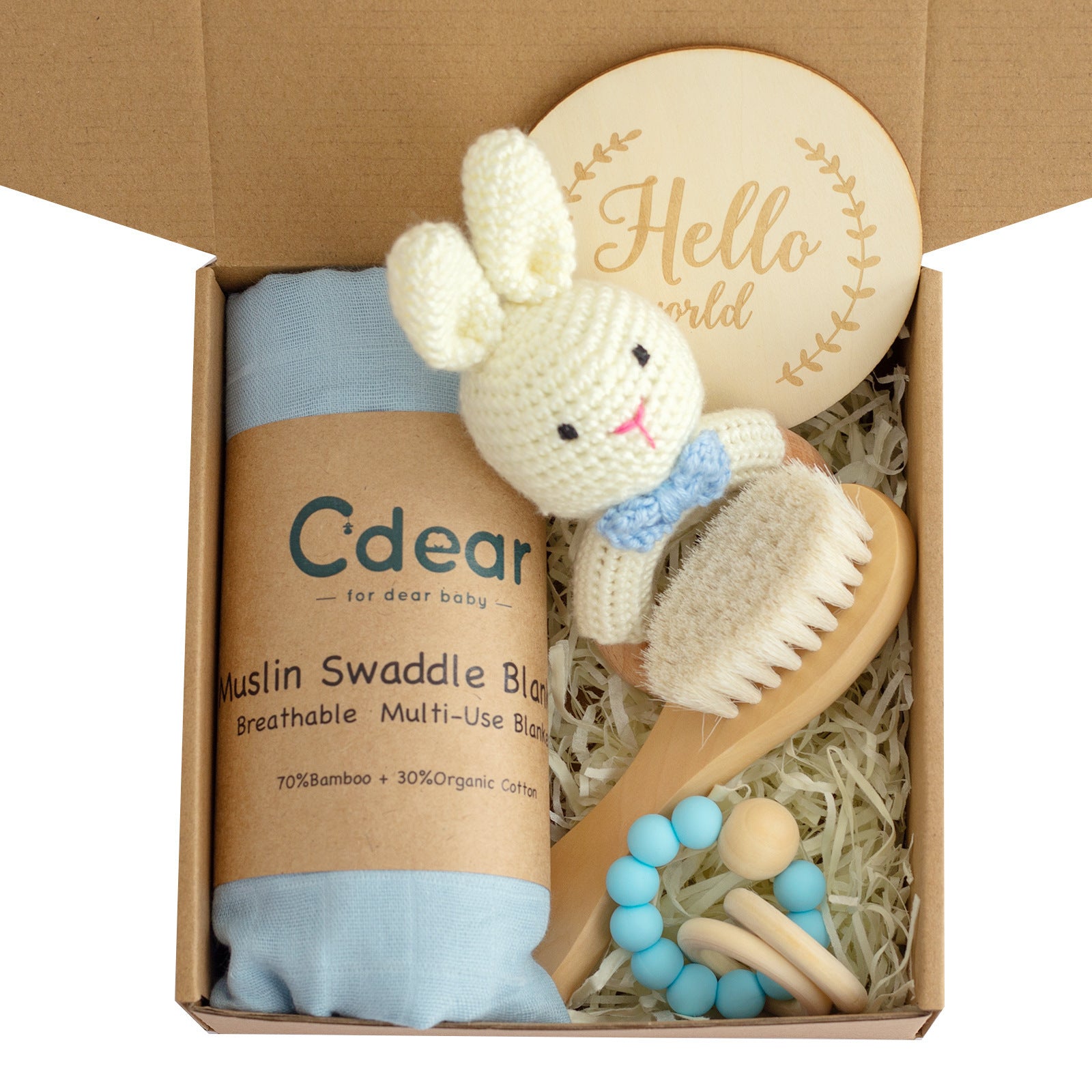 LulliNini Baby Teething Toys Teether Gift Set