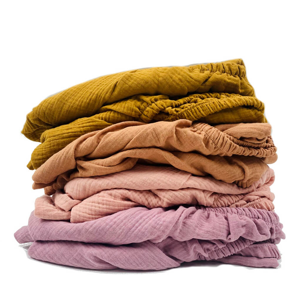 Four Seasons Best-Selling Cotton Crepe Baby Crib Sheet in Universal Size