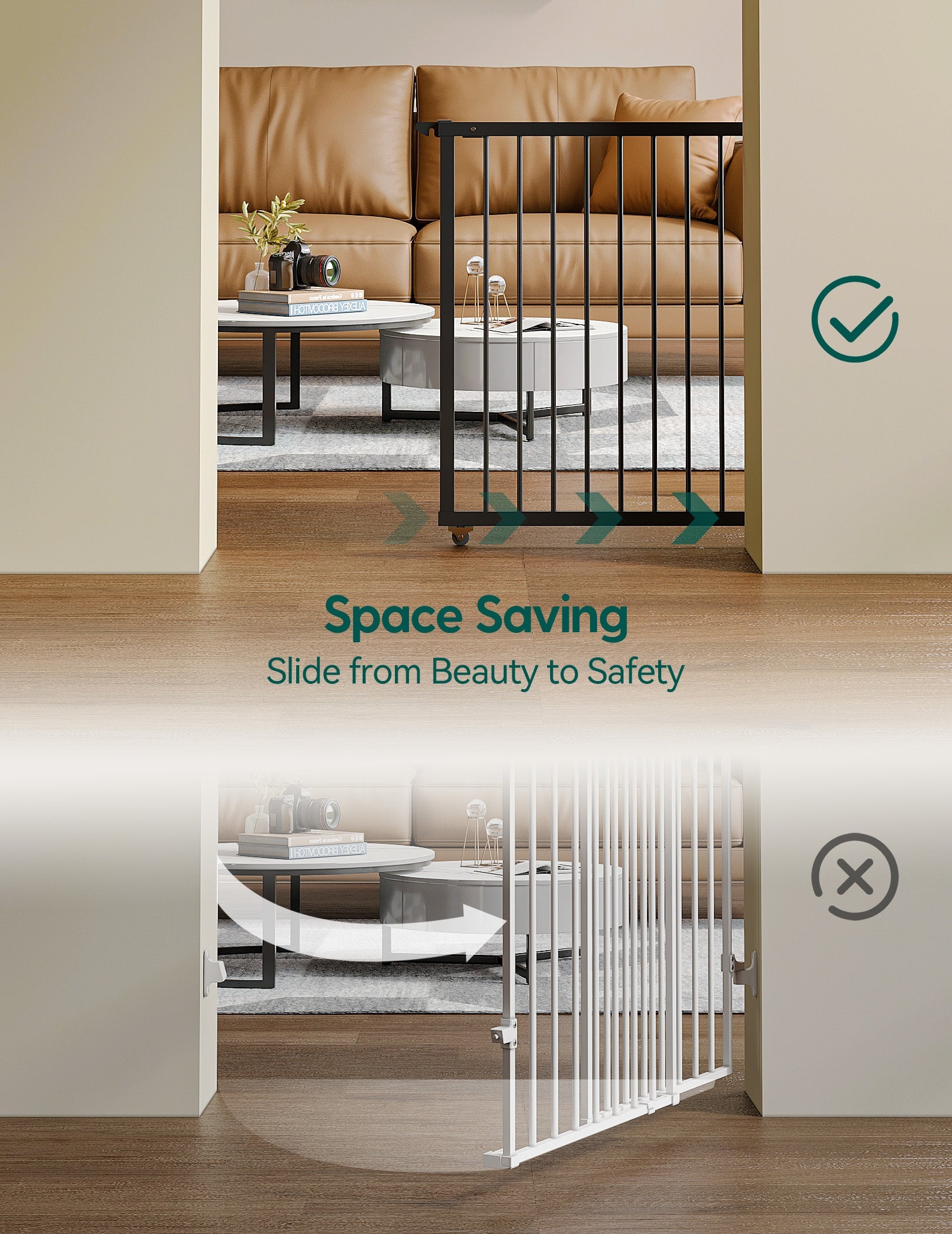 Suberu | New Sliding Baby Gate up to 38"W