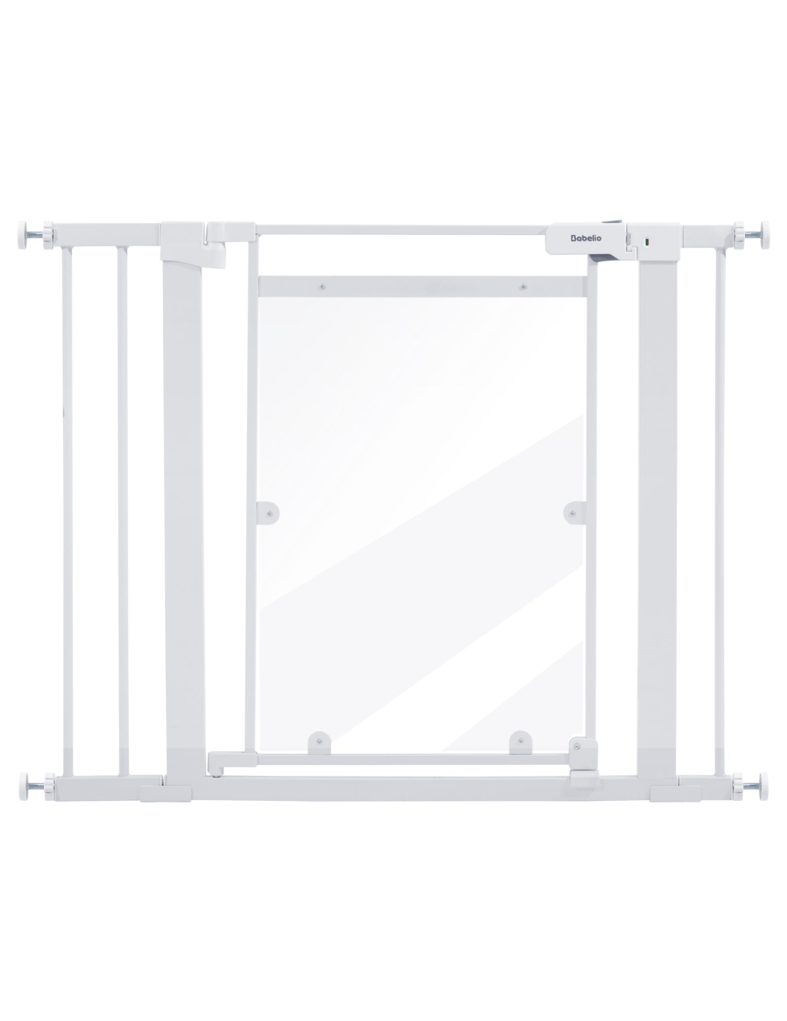 PressGuard P7 Clear | Auto Close Baby&Dog Gate for Stairs and Doorways