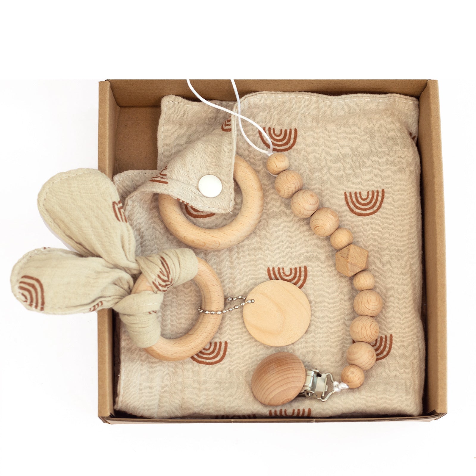 LulliNini Baby Teething Toys Teether Gift Set