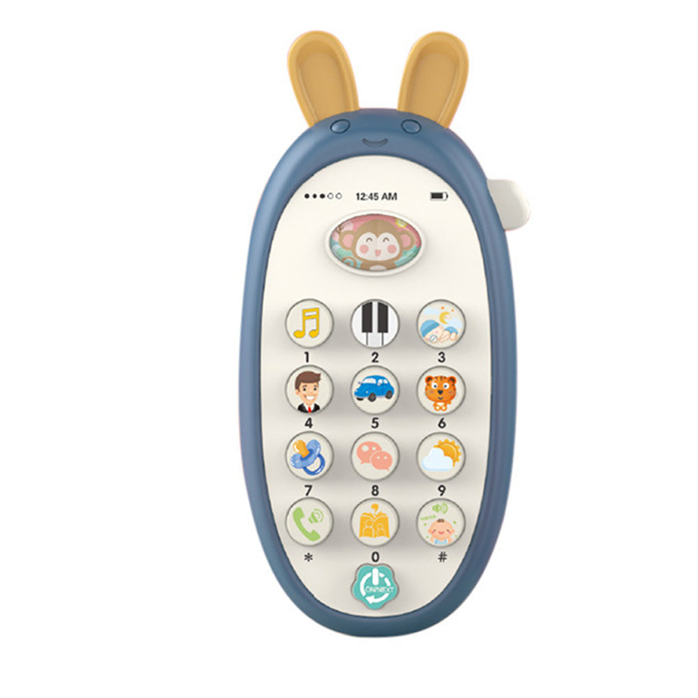 LulliNini Cartoon Educational Toy Phone | Bunny Interactive Story and Song Learning Toy for Babies