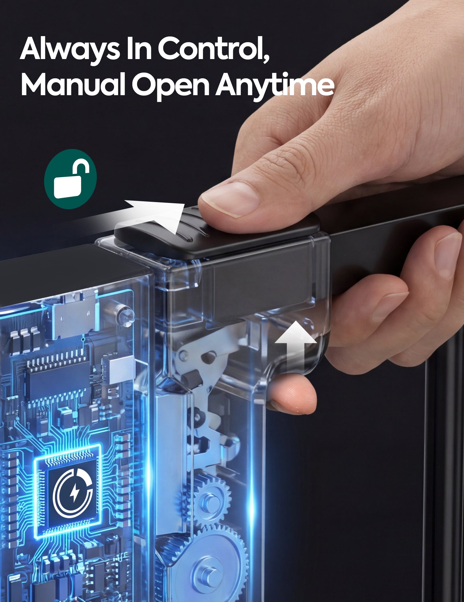 Sensepass | Smart Baby Gate with Infrared Auto-Unlock & Alarm