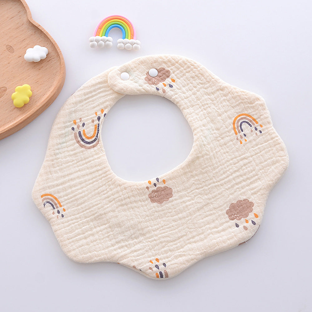 LulliNini Soft Cotton Baby Bibs | Pattern Design