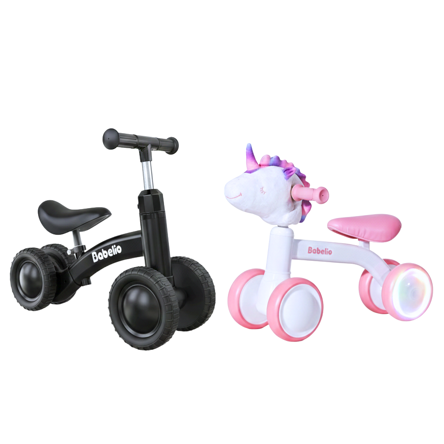 Unicorn & Classic Balance Bike Bundle | Perfect for Brother & Sister Toddlers