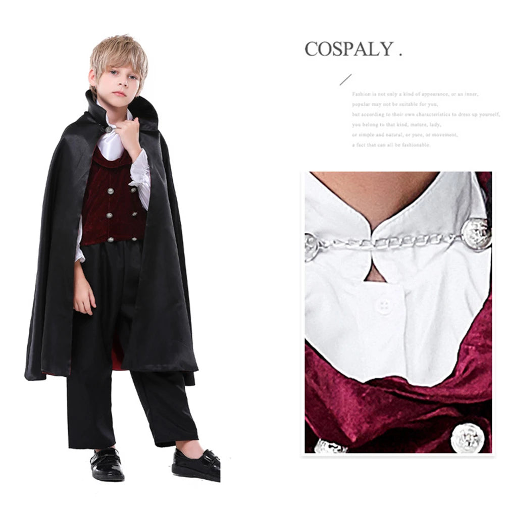Tiny Cuddling Skeleton Robe Costume for Boys | Halloween Costume