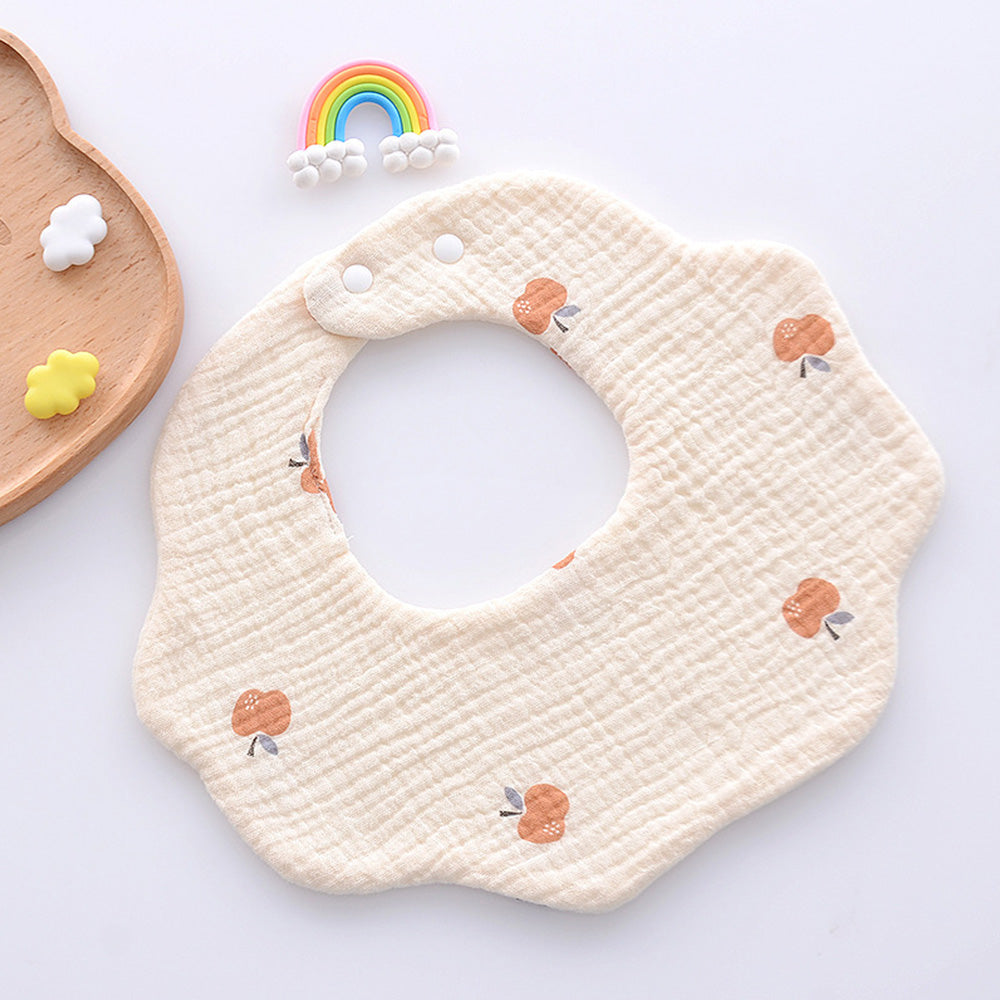 LulliNini Soft Cotton Baby Bibs | Pattern Design