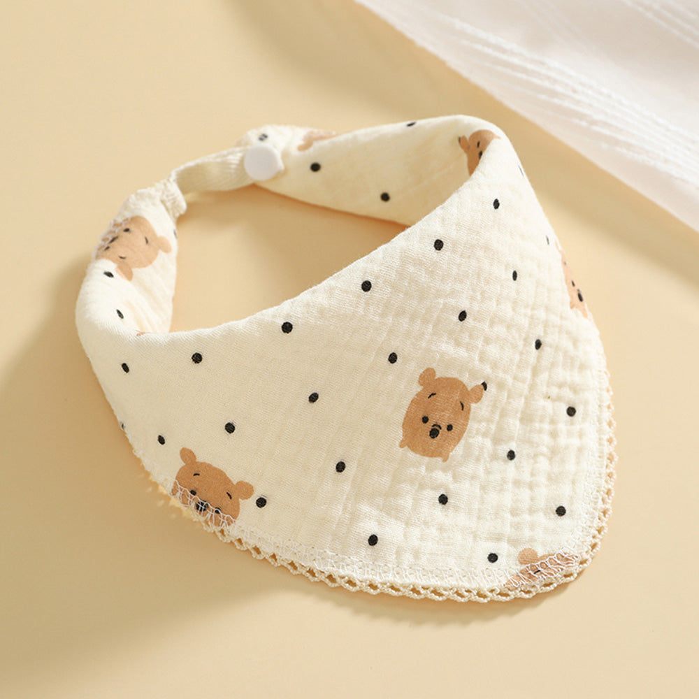 LulliNini 4-Layer Cotton Muslin Bibs | Pattern Design