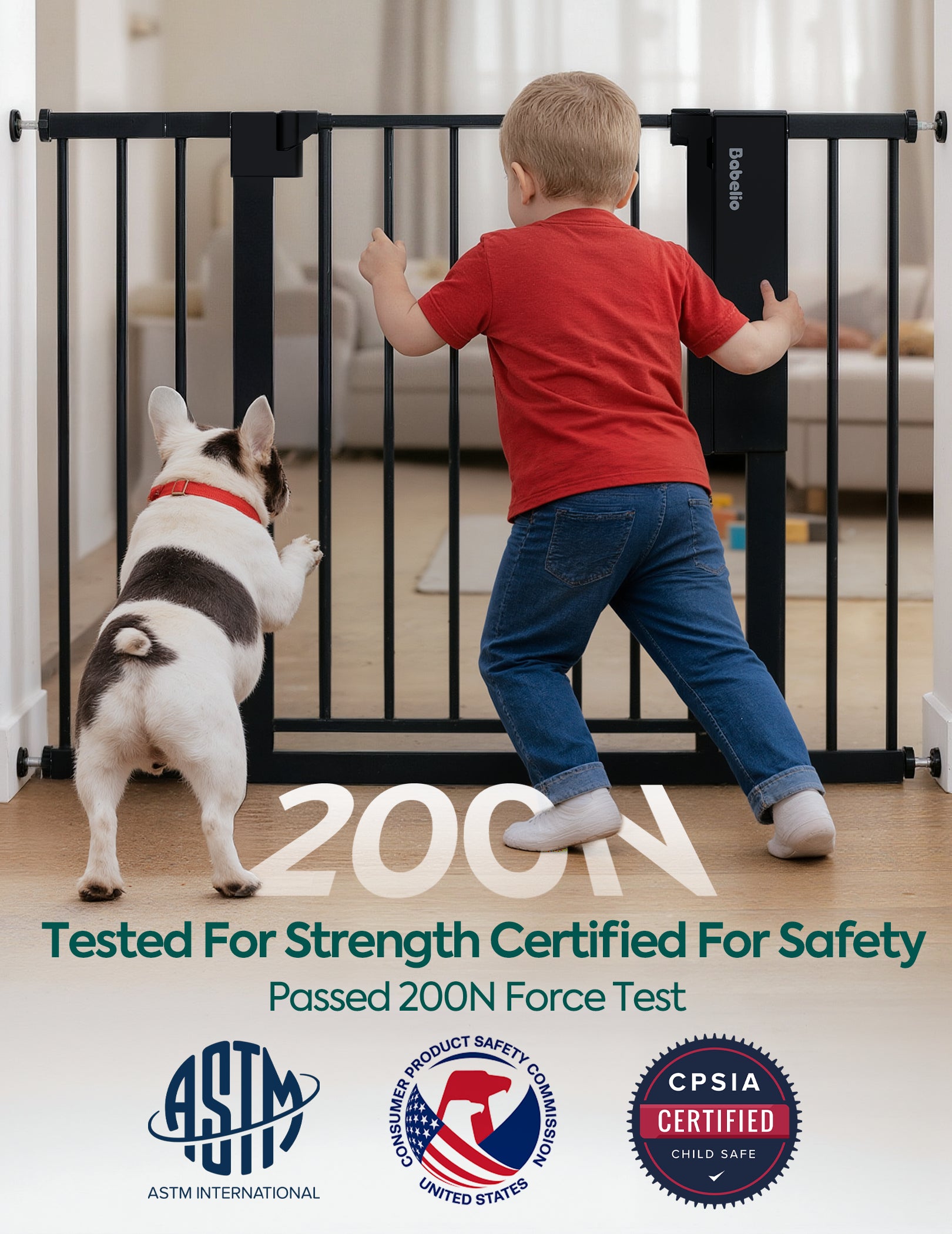 Sensepass | Smart Baby Gate with Infrared Auto-Unlock & Alarm