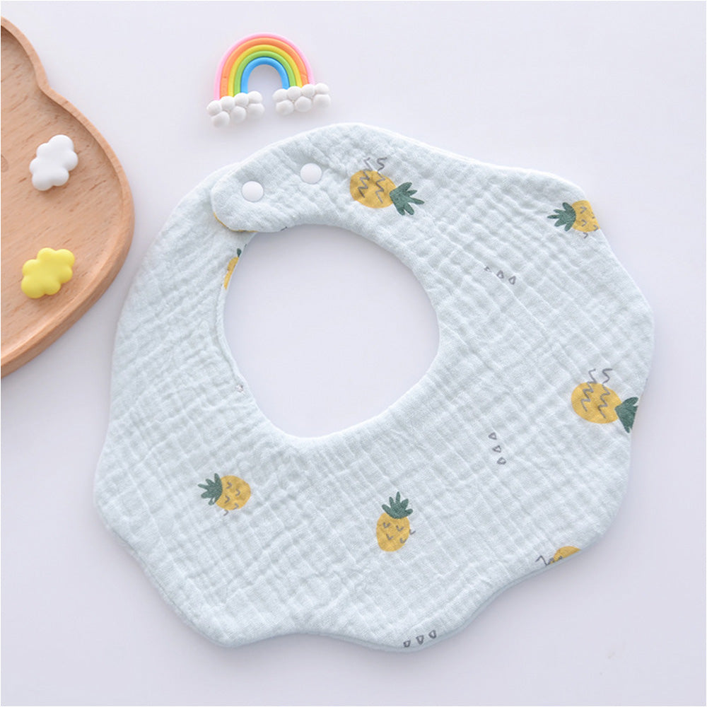 LulliNini Soft Cotton Baby Bibs | Pattern Design