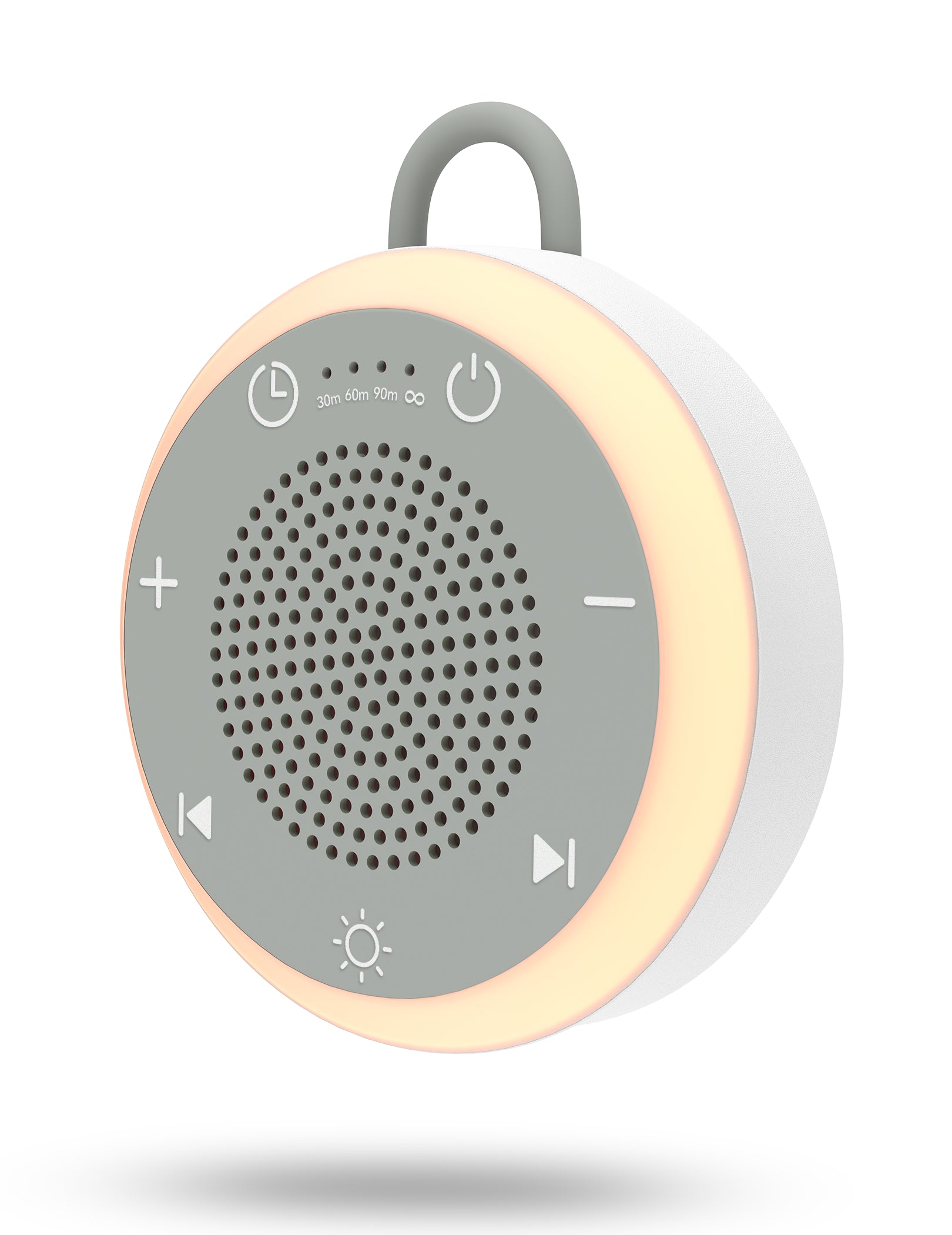 Babelio Pluggy controls with memory settings for sound, volume, and night-light preferences