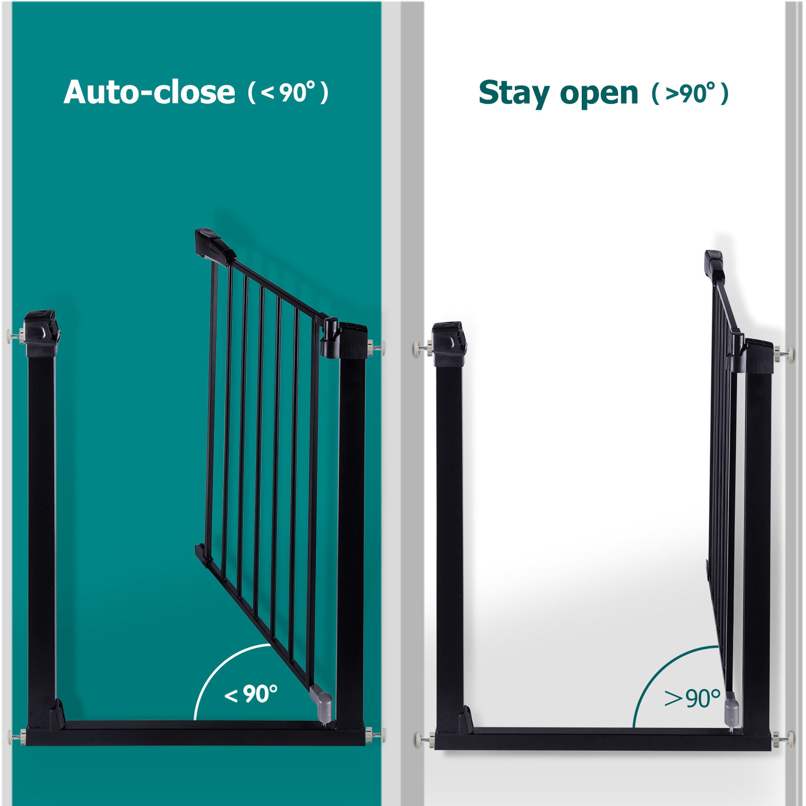 30” Tall Extension | Extend for Babelio Metal Baby Gate Dog Gate