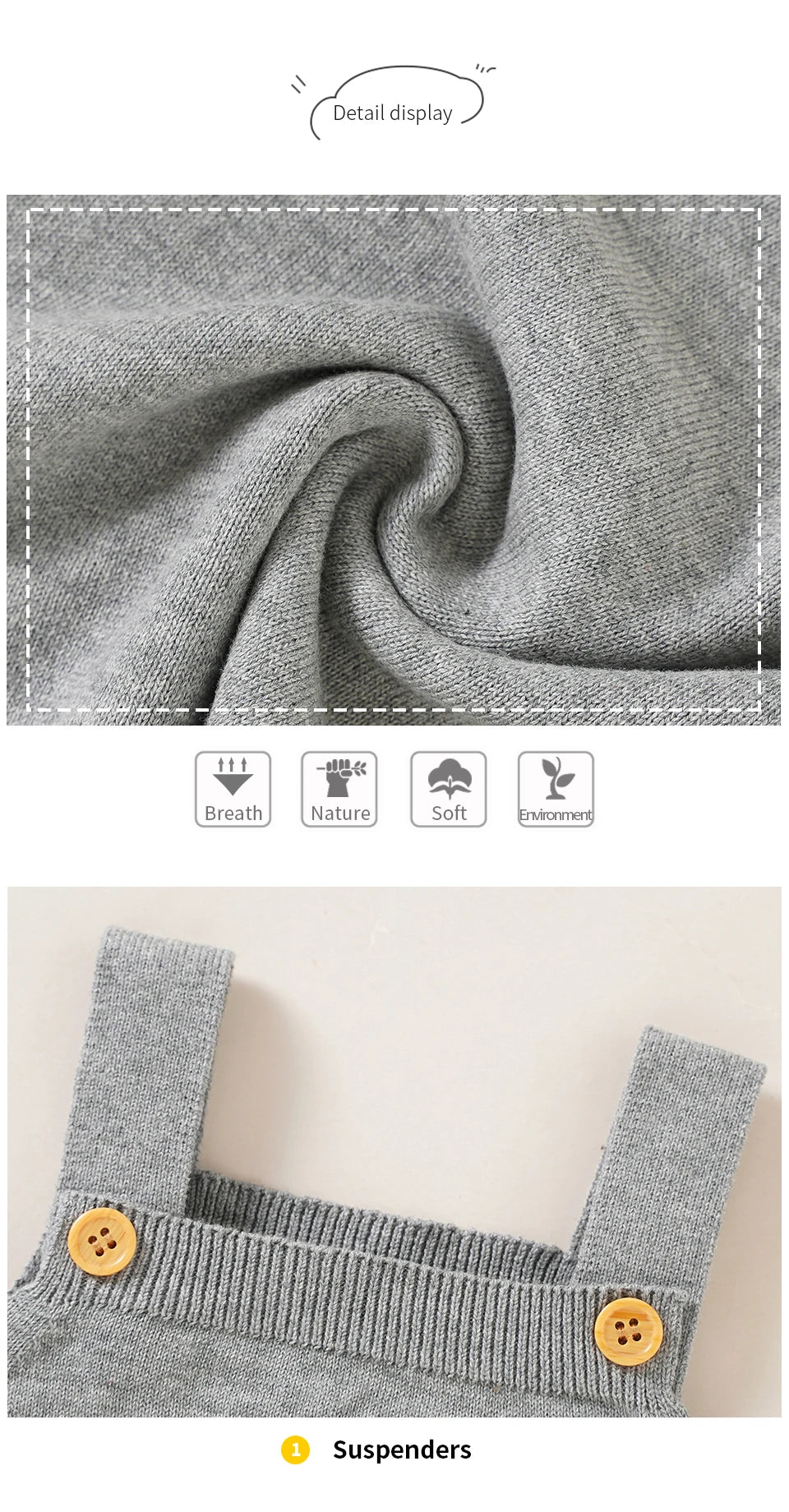 Babelio Baby Bodysuits Clothes Spring Autumn Rabbit Knitted Newborn Boys Girls Easter Onesie Clothes 0-18m Cotton Knitted Infant Outfits