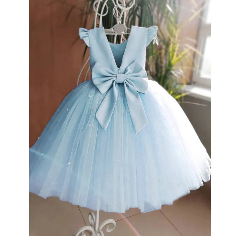 Boho Flower Girl Dress| Elegant Floral Design Perfect for Party, Birthday, Special Occasion