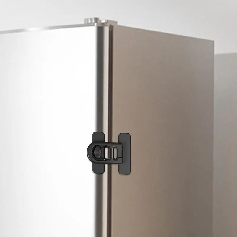 Keyless Refrigerator Safety Lock | Compact No-Strap Childproof Design