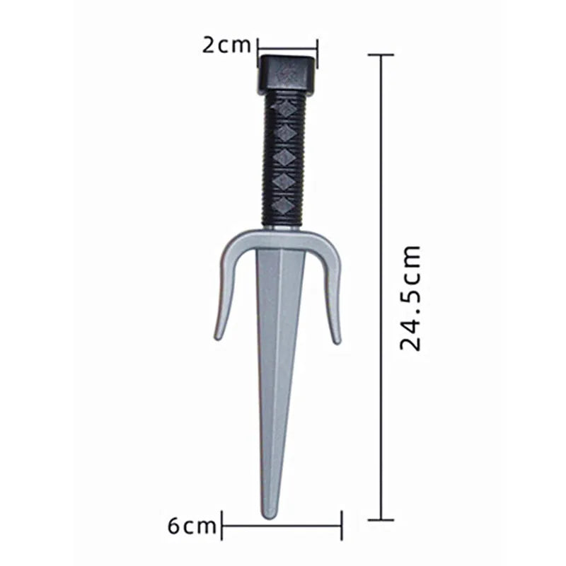 Kids Ninja Costume — Black & Red Samurai Assassin Outfit with Mask, Belt & Toy Weapons for Halloween