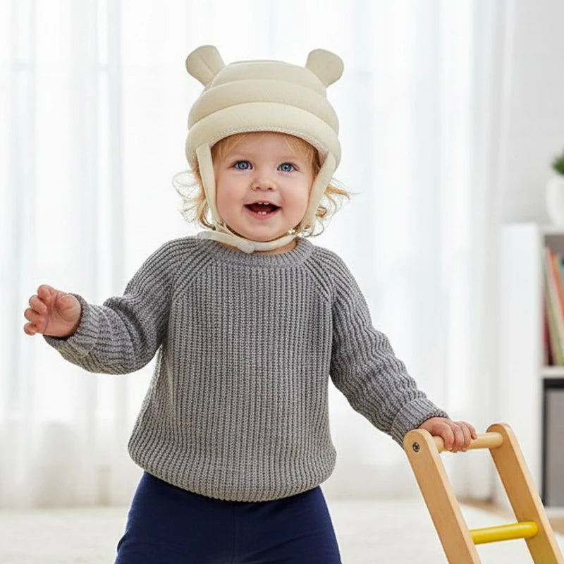 Babelio Padded Walking Hat | Baby Head Cushion Open-Top Design