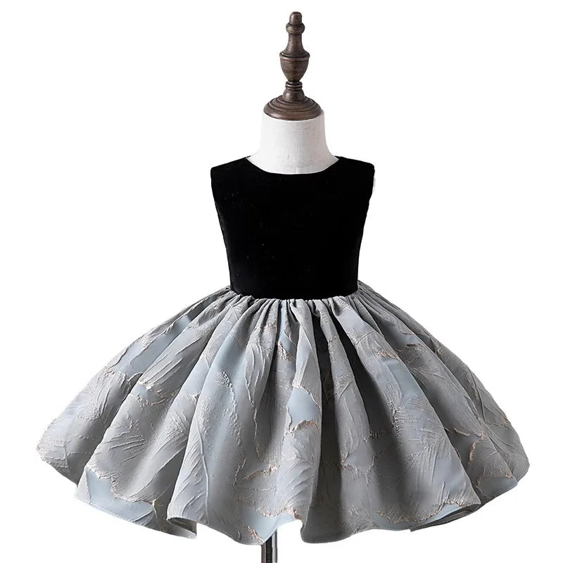Girls' Elegant Evening Dress | Princess Flower Girl Party Gown for Birthday & Special Occasions
