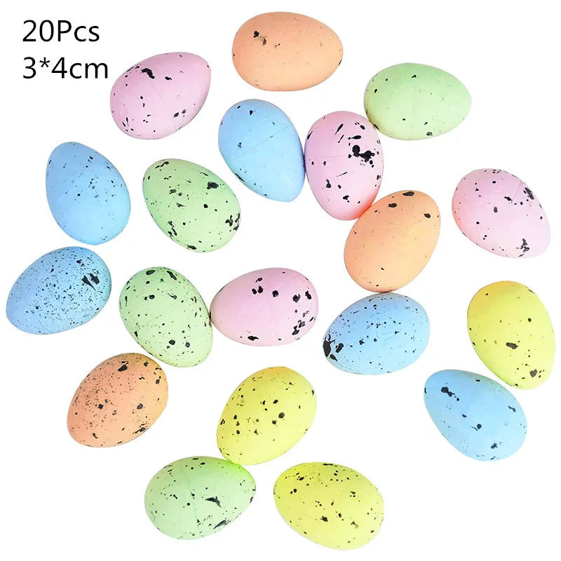LulliNini HAPPY EASTER Party Door Hanging Sign Wooden Easter Egg Rabbite Bunny For Home Decor Easter Wreath Supplies Wood Crafts Ornaments