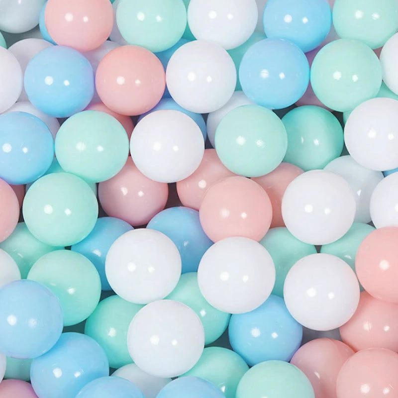 LulliNini Marine Ball Soft Water Pool Ocean Wave Ball Baby Plastic Balls Outdoor Ball Ball Pits Toy Macaron Ocean Ball