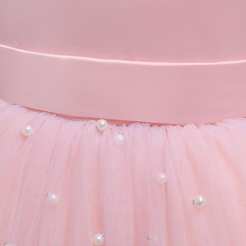 Boho Flower Girl Dress| Elegant Floral Design Perfect for Party, Birthday, Special Occasion