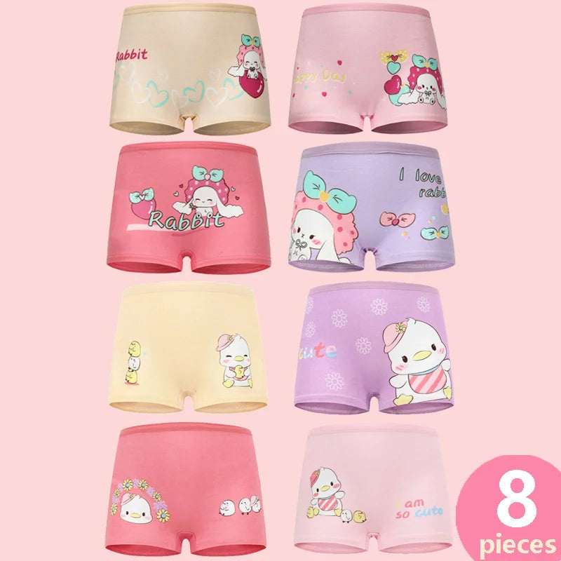 Babelio Girls Panties Cotton Soft Pretty Cartoon Unicorn Child Underwear for Girls Kids Boxer Breathable