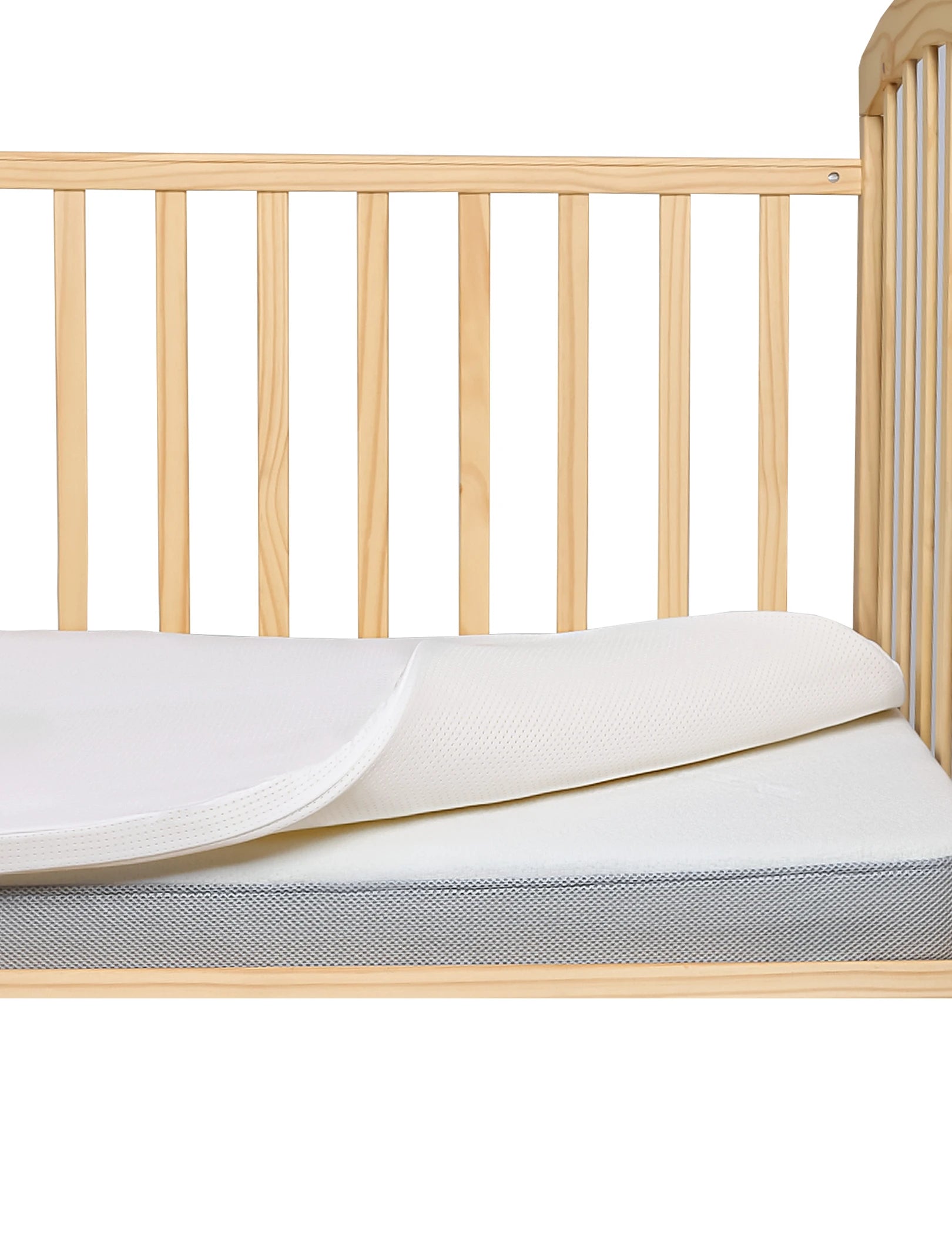 Stratus | 100% Washable Silicone Foam Crib Mattress Topper for Toddlers