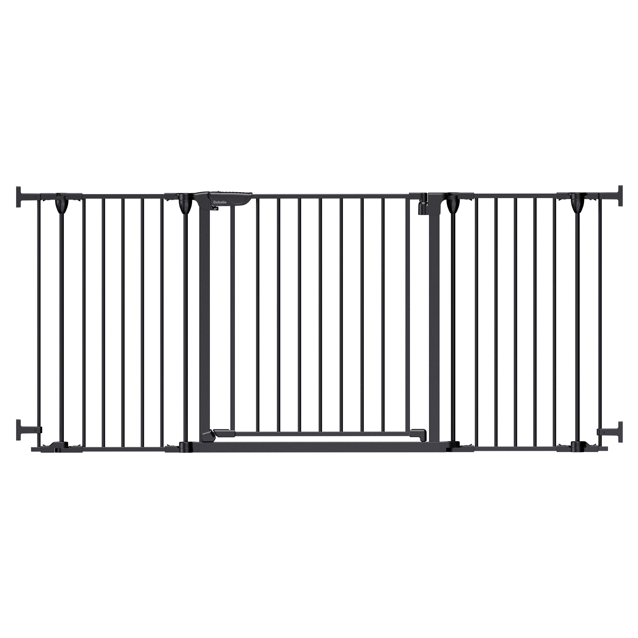 Babelio 104 inch extra wide baby gate for large room divider and fireplace