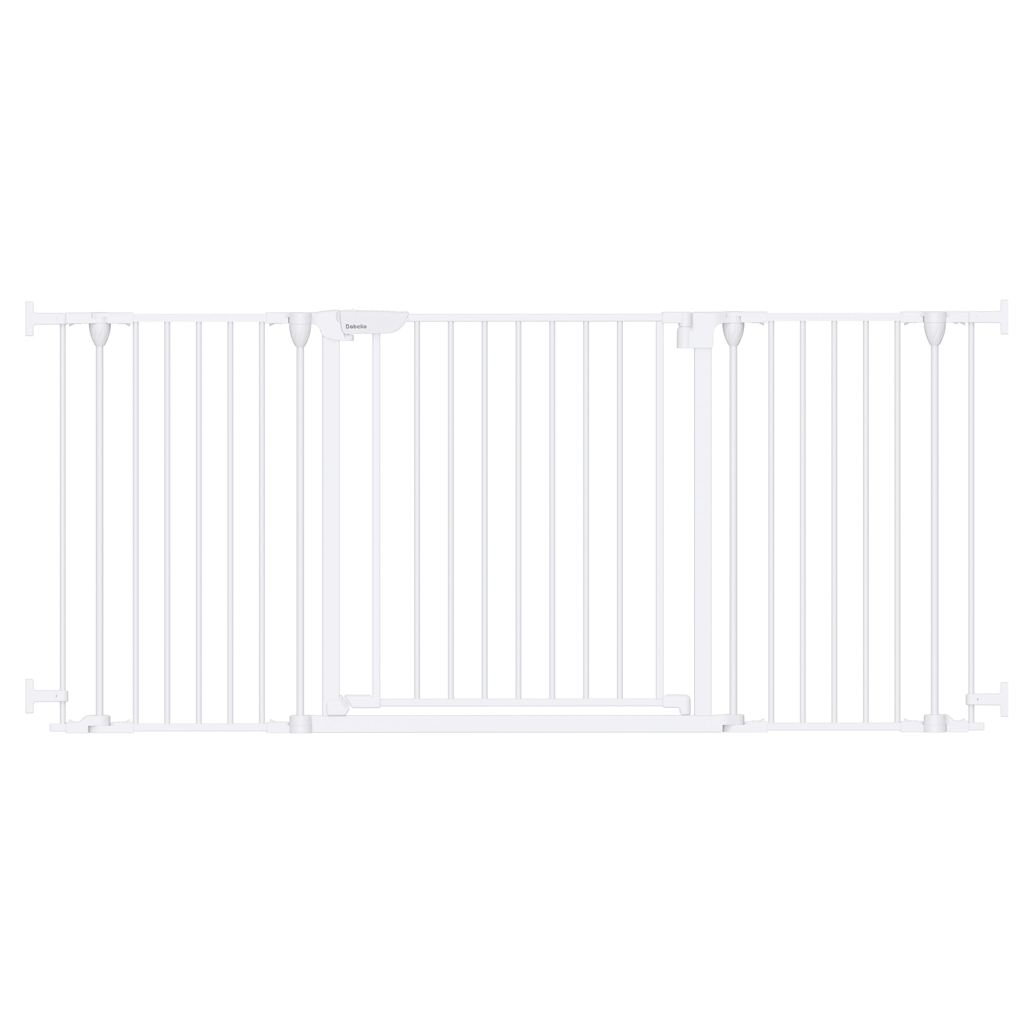 Babelio 104 inch extra wide baby gate for large room divider and fireplace