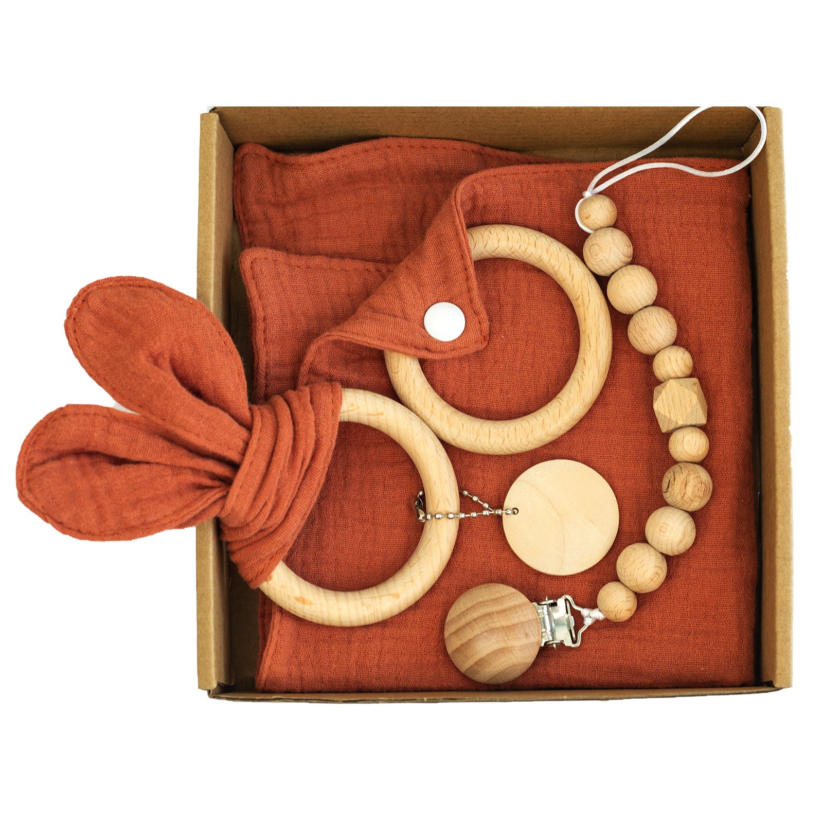 LulliNini Baby Teething Toys Teether Gift Set