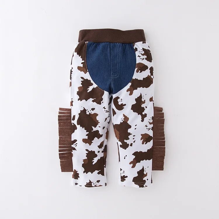 Kids Cowboy Costume — Western Cowboy Outfit with Hat, Vest & Bandana for Halloween & Parties - babeliobaby - 1 - 80