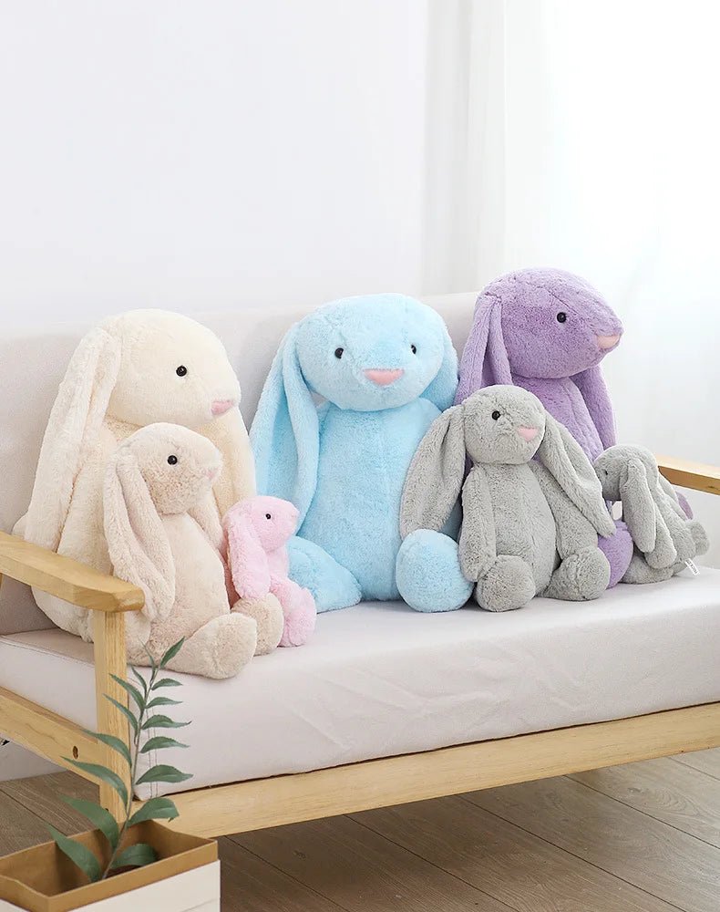 LulliNini 25/40cm Cute Plush Toy Stuffed Toy Rabbit Doll Babies Sleeping Companion Cute Plush Long Ear Rabbit Doll Children's Gift New
