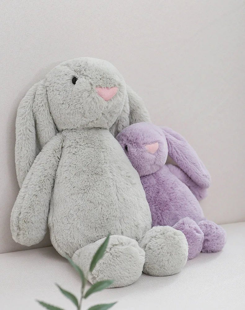LulliNini 25/40cm Cute Plush Toy Stuffed Toy Rabbit Doll Babies Sleeping Companion Cute Plush Long Ear Rabbit Doll Children's Gift New