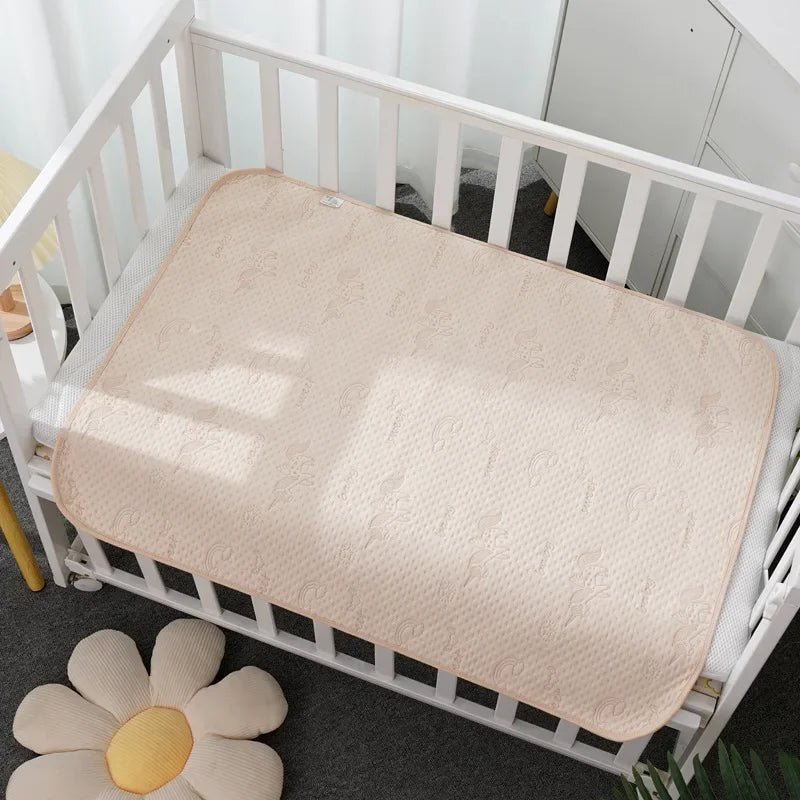 LulliNini Diaper Changing Pad Changing Mat covers Washable Waterproof Nappy Newborn Reusable Infant cotton Urinal Mat - babeliobaby - 70X90CM Rocket -