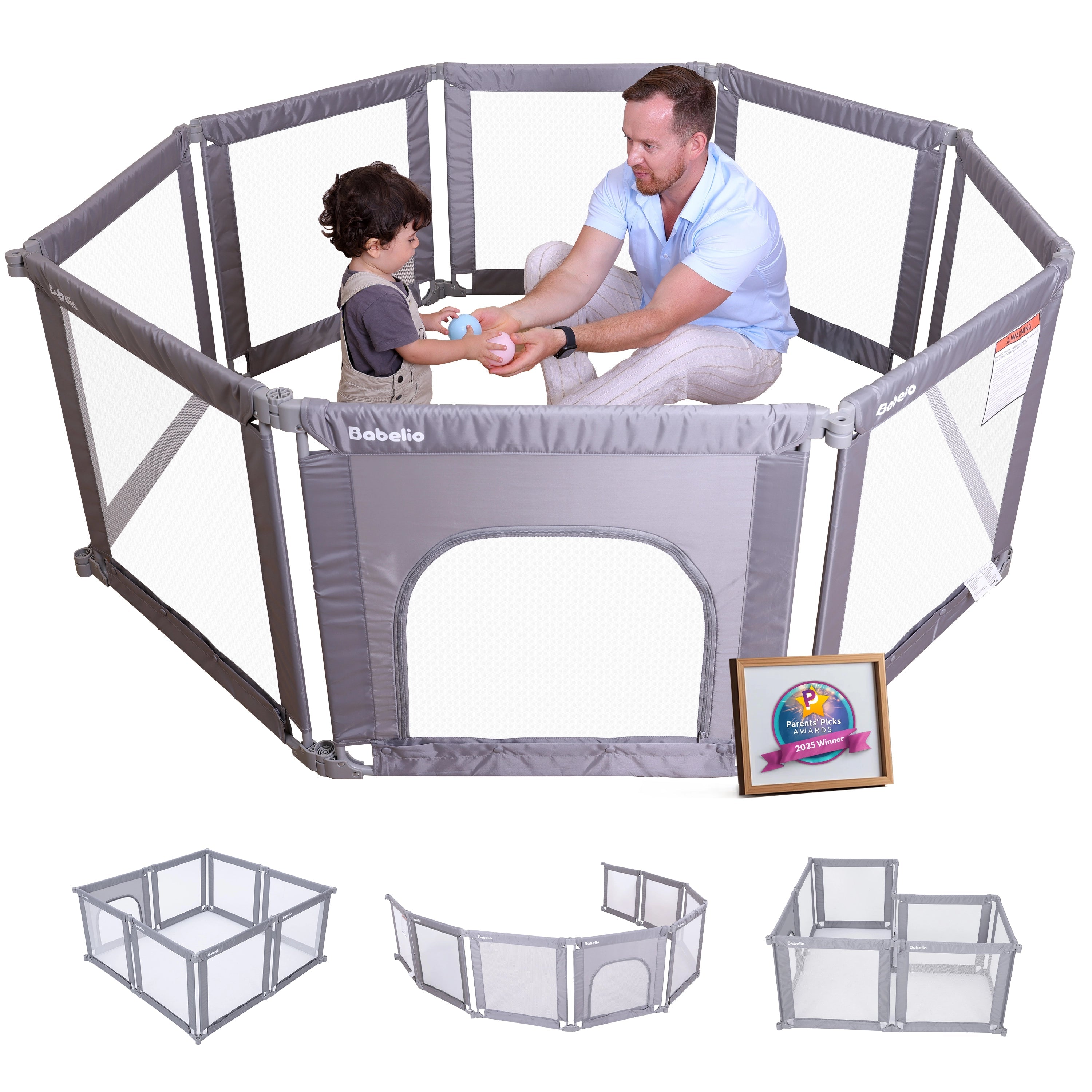 MorphGuard | Foldable & Shapeable Baby Toddler Safety Fence Playpen
